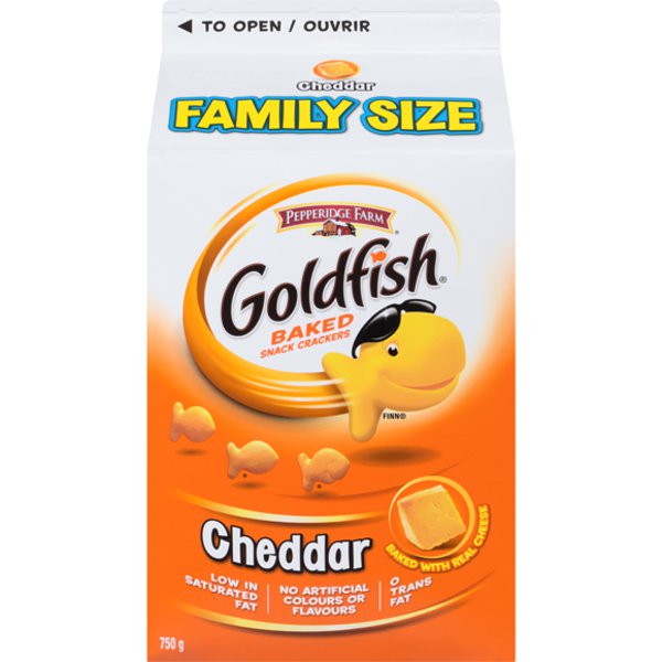 Pepperidge Farm Goldfish Cheddar Family Size Gluten Free