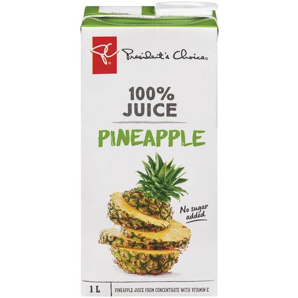 President's Choice 100% Pineapple Juice