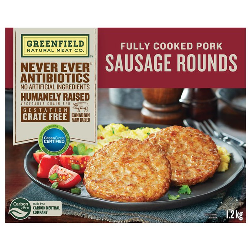 Greenfield Breakfast Pork Sausage Rounds