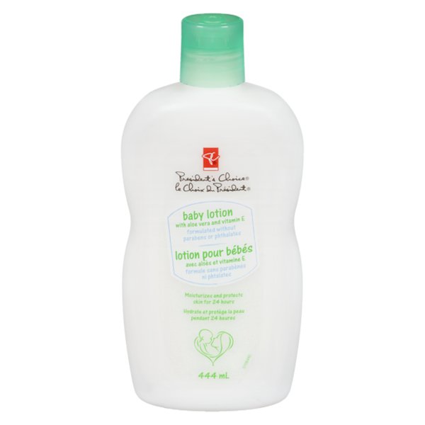 Presidents Choice Baby Lotion With Aloe Vera And Vitamin E