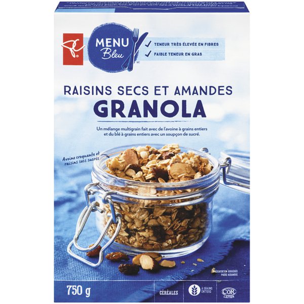 President's Choice Blue Menu Raisin & Almond Granola