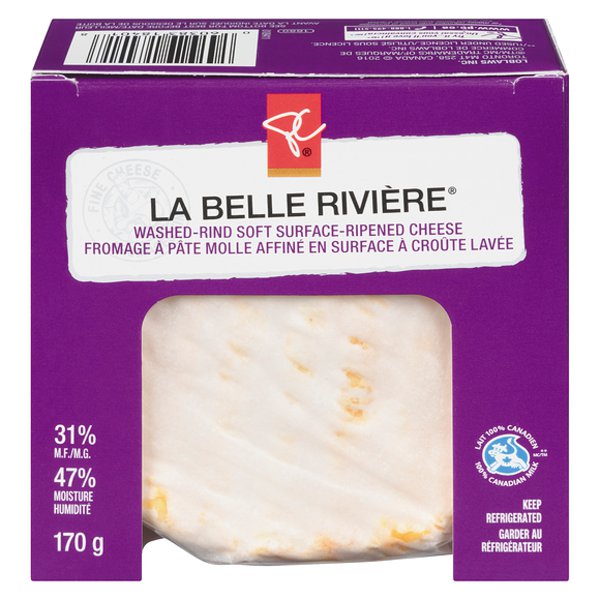 Presidents Choice La Belle Riviere Washed-Rind Soft Surface Ripened Cheese