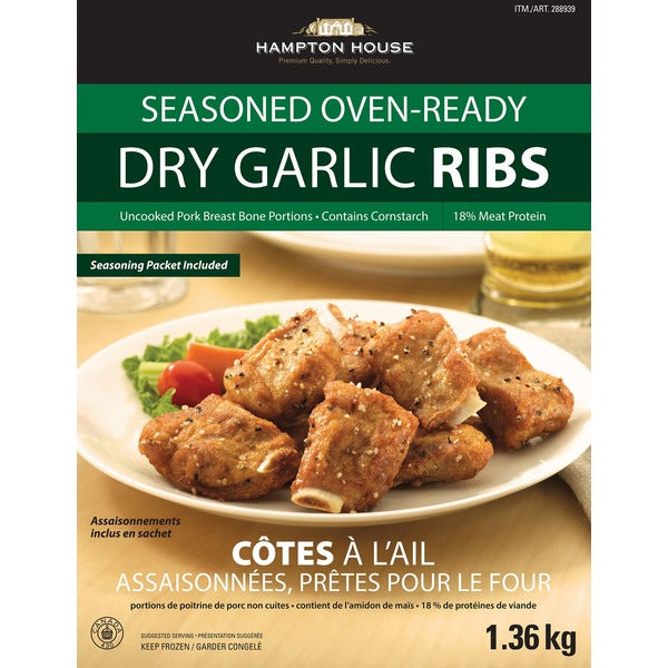 Hampton House Frozen Dry Garlic Ribs