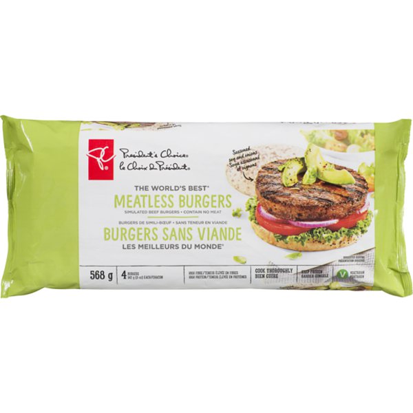 President's Choice Meatless Burger