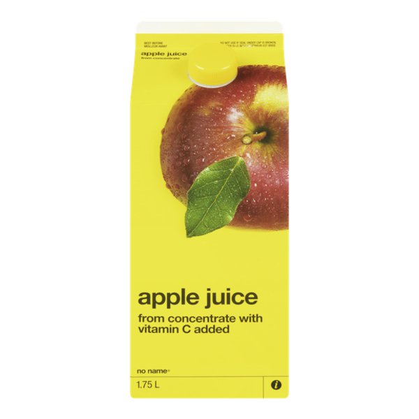No Name Apple Juice From Concentrate