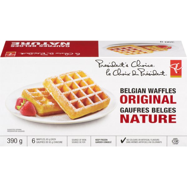 Presidents Choice Vanilla Belgian Waffle