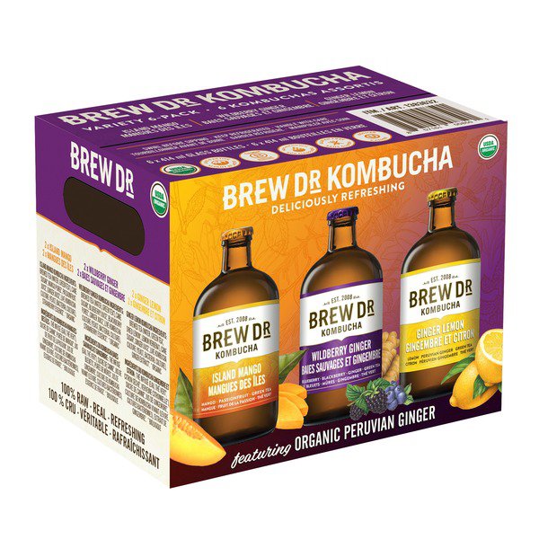 Brew Dr. organic raw kombucha