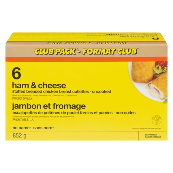 No Name Cp Ham & Cheese Stuffed Chicken Breast