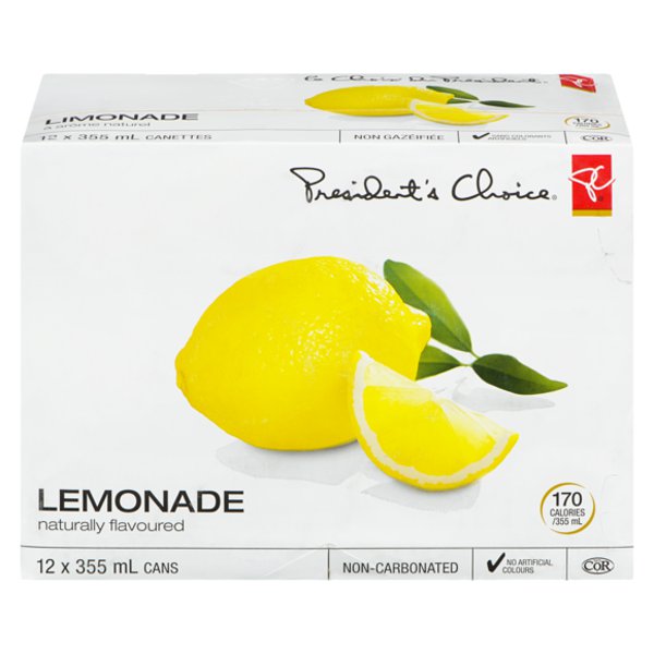 Presidents Choice Lemonade