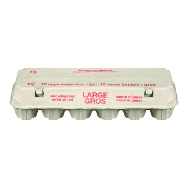 No Name Grade A Large White Eggs