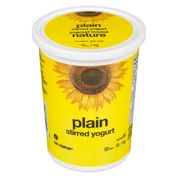 No Name Plain Stirred Style Yogurt