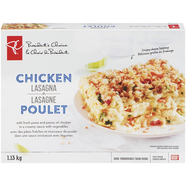 Presidents Choice Chicken Lasagna