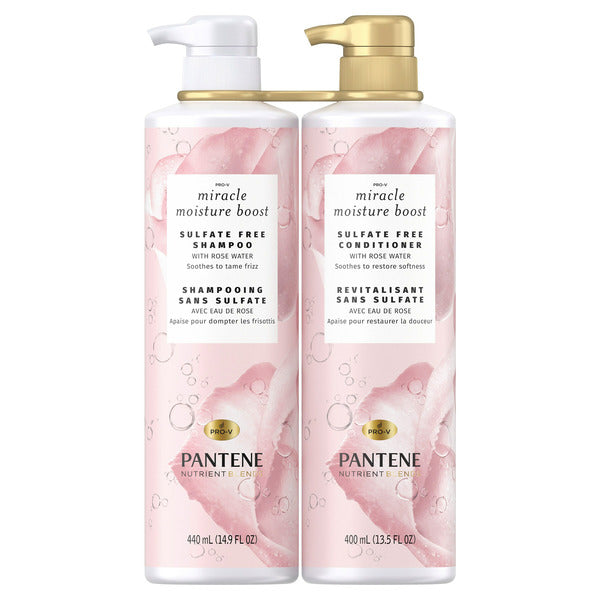 Pantene Nutrient Blends Shampoo & Conditioner With Rose Water
