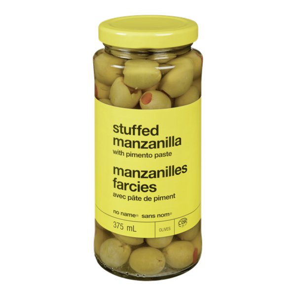 No Name Green Stuffed Manzanilla Olives