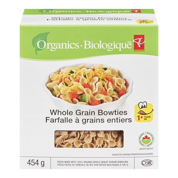 Presidents Choice Organics Toddler Mini Bowtie Pasta Wgn