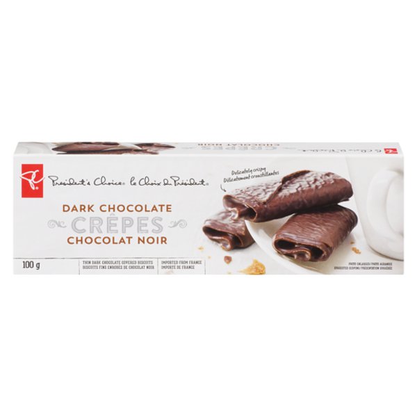 Presidents Choice Dark Chocolate Crepes