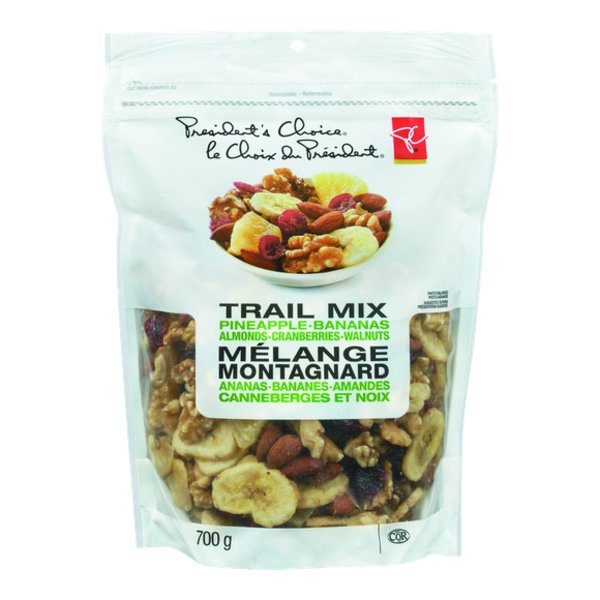 President's Choice Pineapple Banana Trail Mix