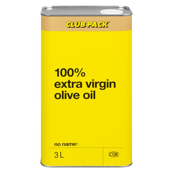 No Name Extra Virgin Olive Oil Tin Cap
