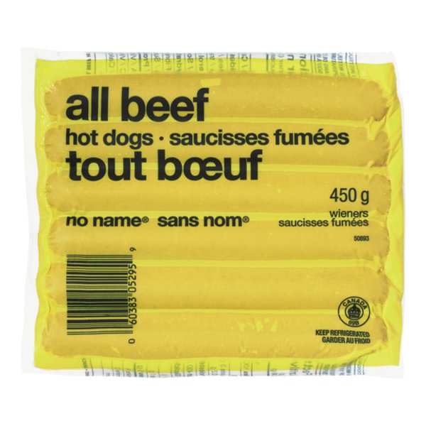 No Name All Beef Wieners