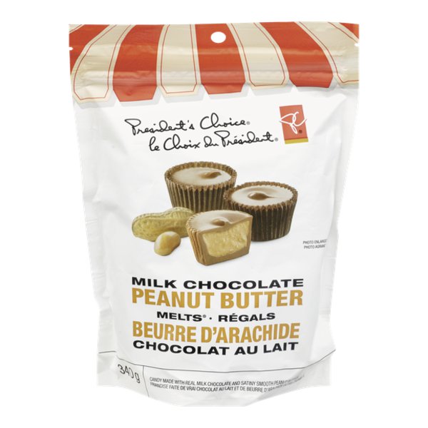 Presidents Choice Milk Chocolate Peanut Butter Melts