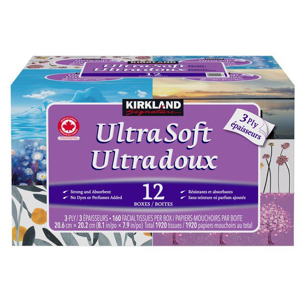 Kirkland Signature Ultra Soft Facial Tissues