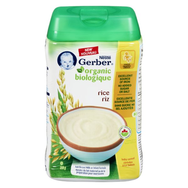 Gerber Organic Rice Cereal