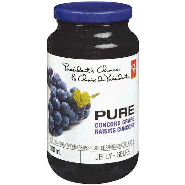 Presidents Choice Pure Concord Grape Jelly