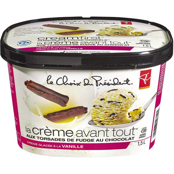 Presidents Choice Regular Cream First Crackle Vanilla Ice Cream