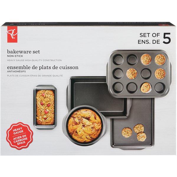 Presidents Choice Regular 5 Piece Metal Bakeware Set