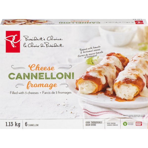 President's Choice 3-Cheese Cannelloni