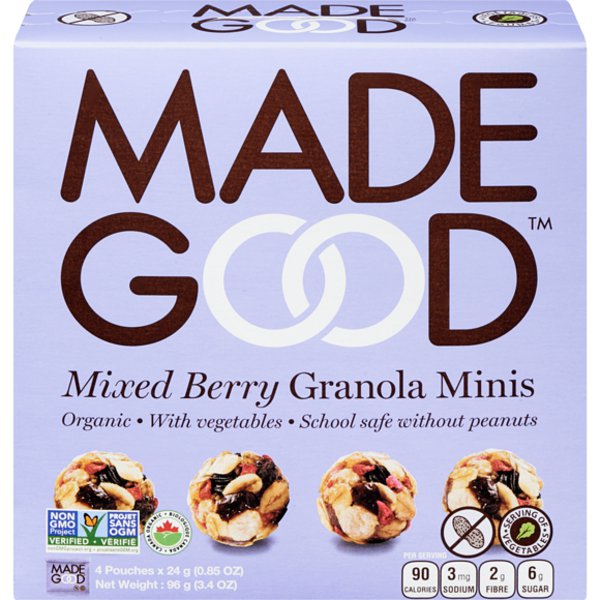 Made Good Organic Mini Mixed Berry Granola