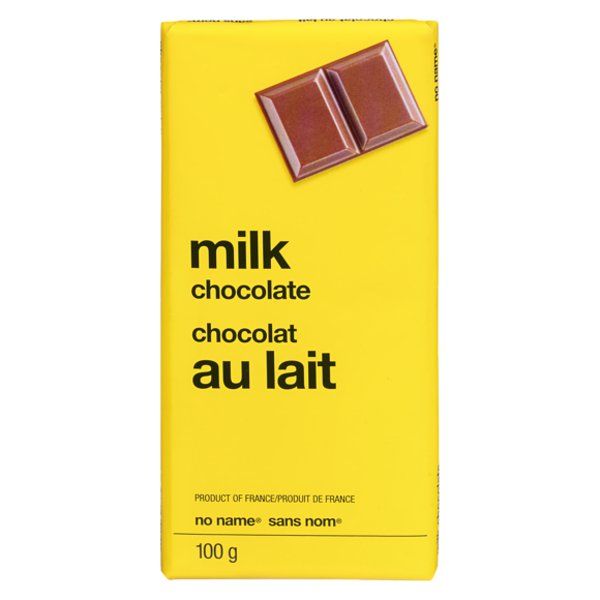 No Name Milk Chocolate Bar