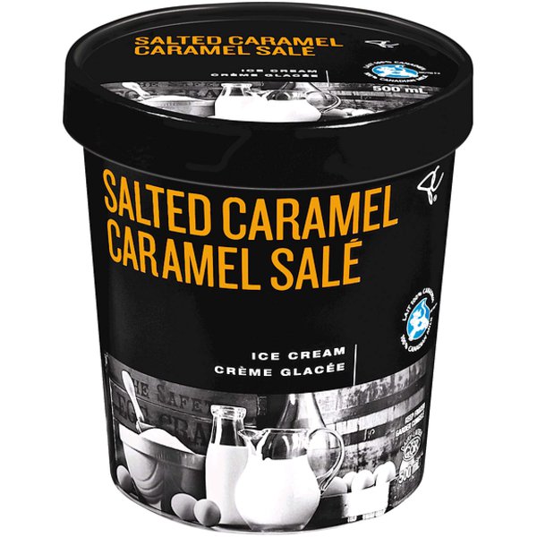 President's Choice Black Label Salted Caramel Ice Cream