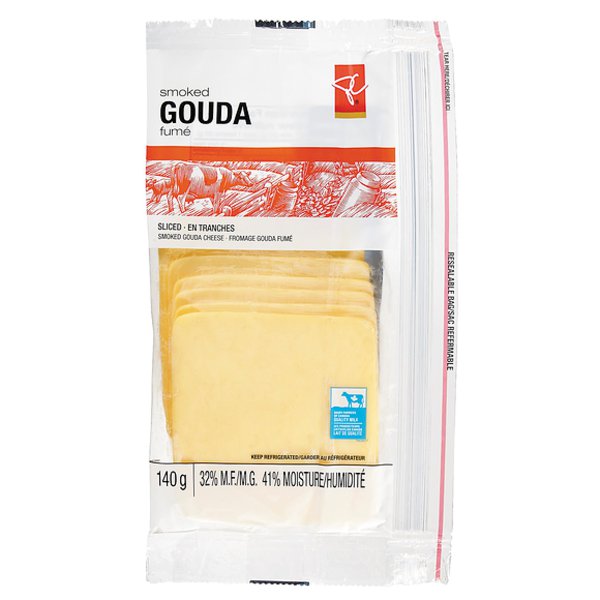 Presidents Choice Smoked Gouda Slices
