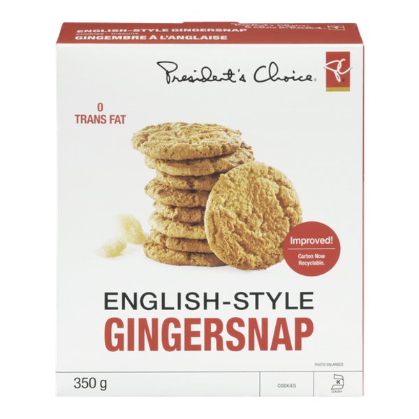 President's Choice Gingersnap Cookies