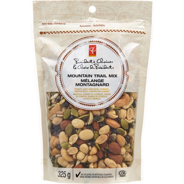 Presidents Choice Mountain Trail Mix