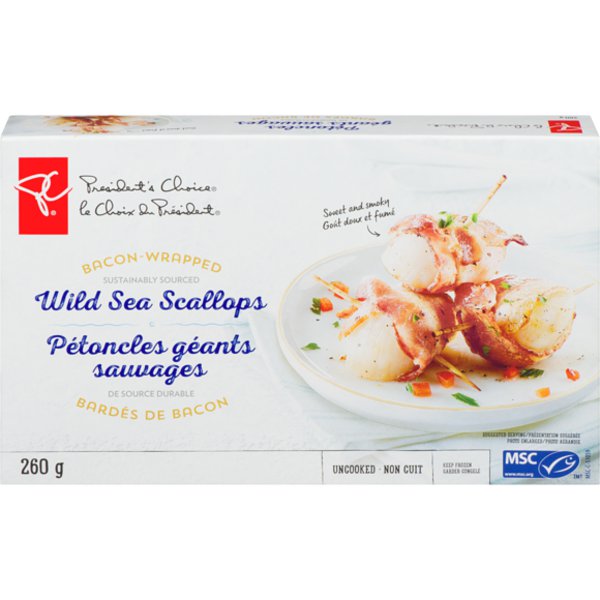 President's Choice Bacon Wrapped Scallops