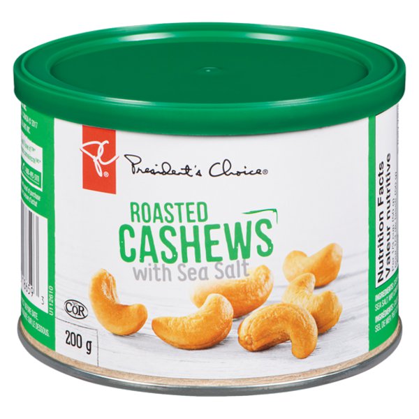 President's Choice Organics Whole Natural Cashews