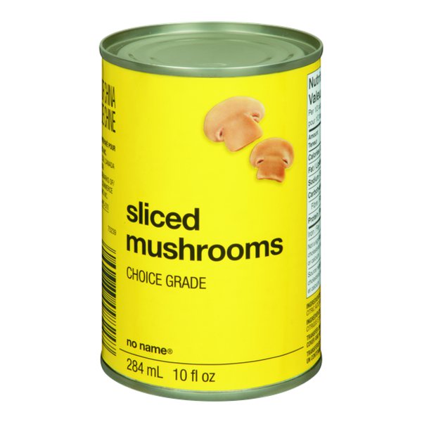 No Name Sliced Mushrooms