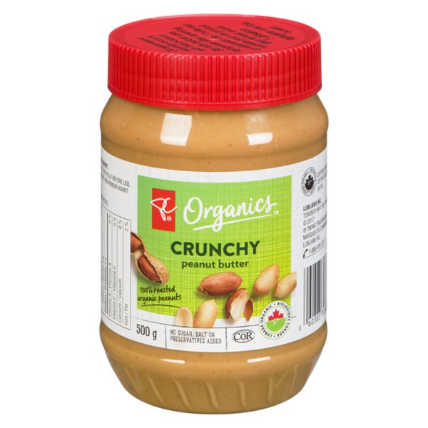 President's Choice Organic Crunchy Peanut Butter