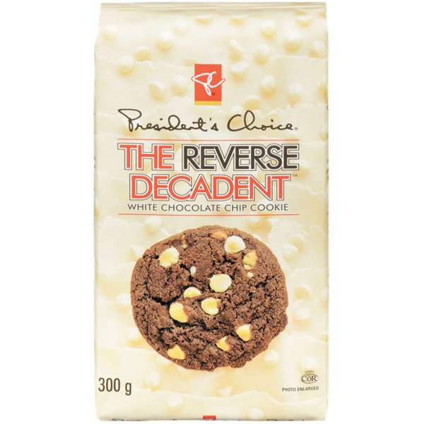 President's Choice The Reverse Decadent White Chocolate Chip Cookie