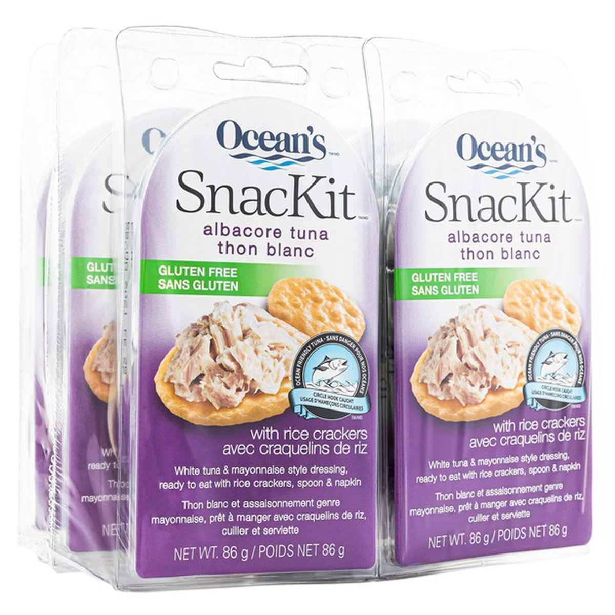 Ocean's Gluten Free Albacore Tuna SnacKit