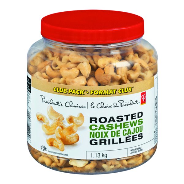 Presidents Choice Fancy Cashews Cp