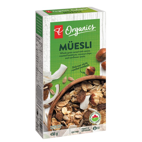 Presidents Choice Organics Muesli Cereal