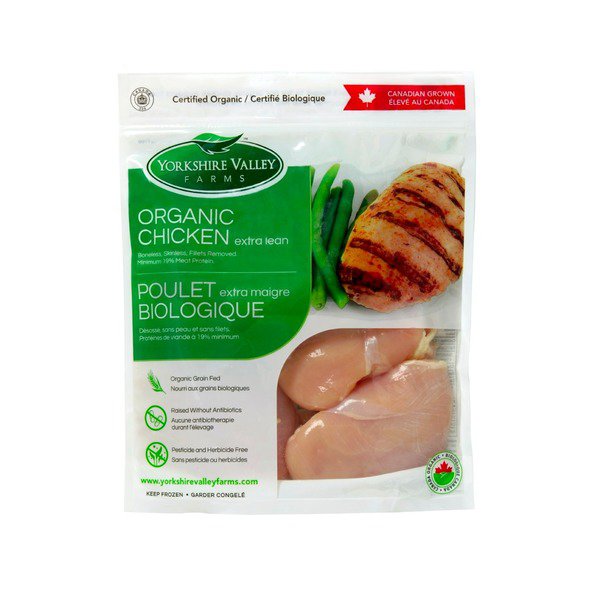 Yorkshire Valley Farms Frozen Organic Chicken Breast, 2 kg