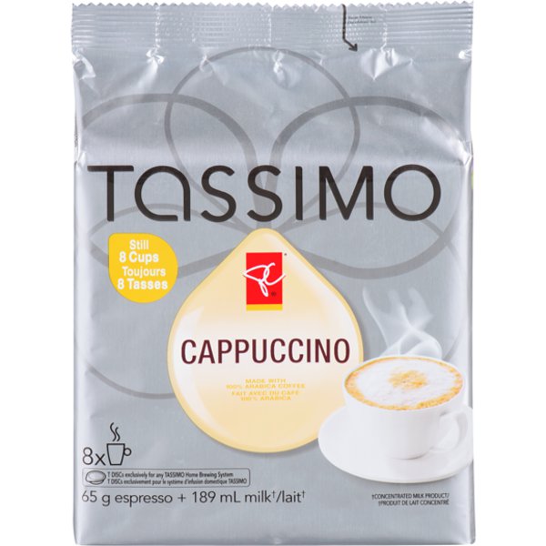 Presidents Choice Cappuccino Tassimo Pods