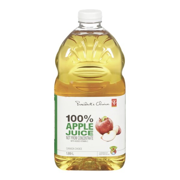 President's Choice Not From Concentrate Apple Juice*
