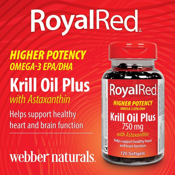 Webber Naturals Royal Red krill oil plus