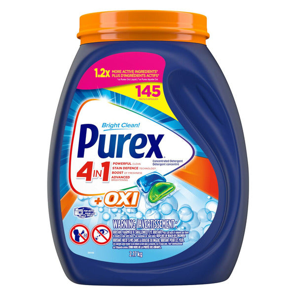 Purex 4in1 Plus OXI Laundry Concentrated Detergent Pacs