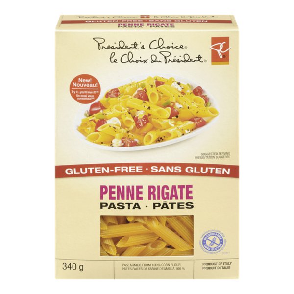 Presidents Choice Gluten Free Penne Rigate Pasta